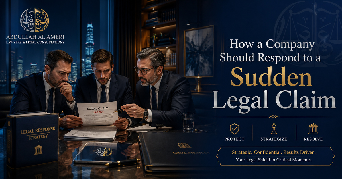 How a Company Should Respond to a Sudden Legal Claim：阿联酋法律实务指南