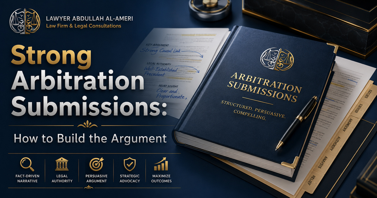 Strong Arbitration Submissions: How to Build the Argument: متحدہ عرب امارات کا عملی قانونی رہنما
