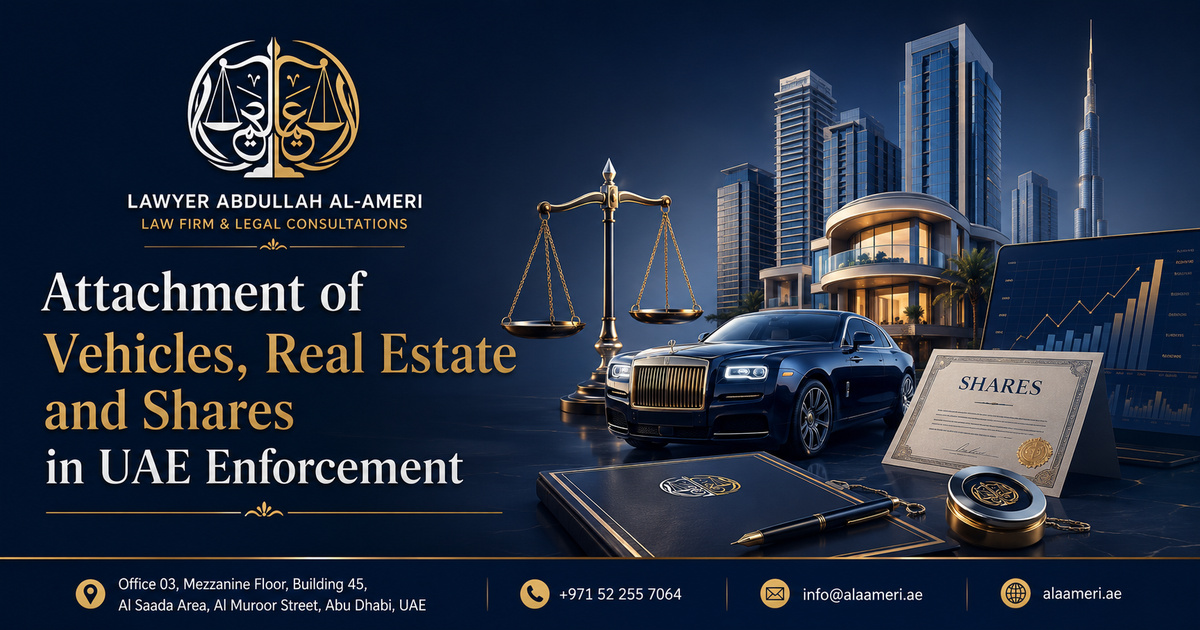 الحجز على المركبات والعقارات والحصص في التنفيذ