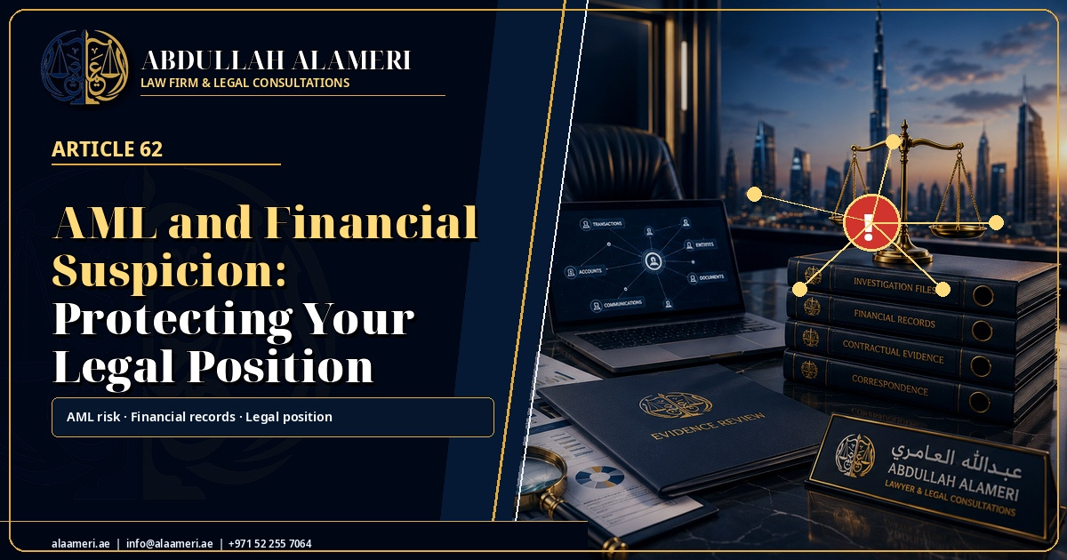 AML and Financial Suspicion: Protecting Your Legal Position：阿联酋法律实务指南