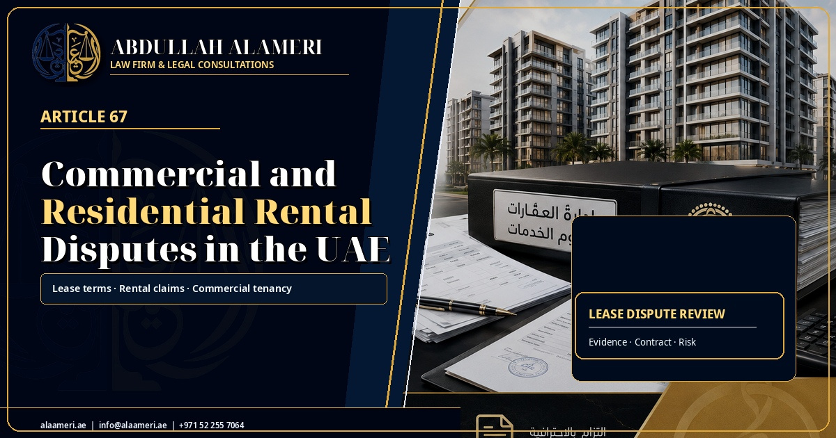 Commercial and Residential Rental Disputes in the UAE：阿联酋法律实务指南