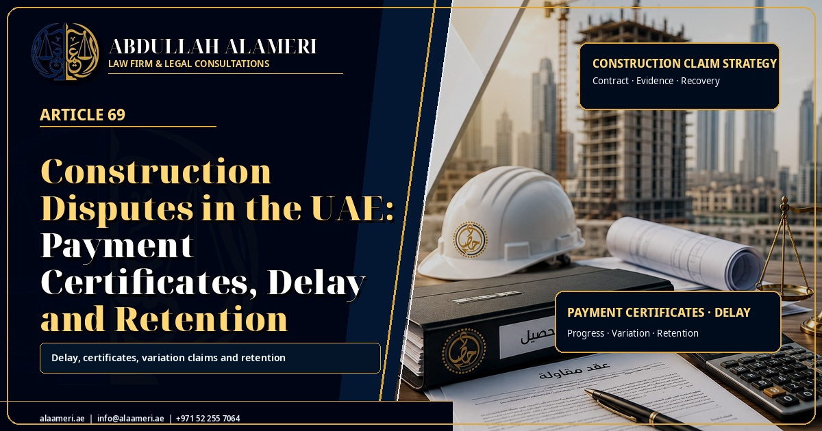 Construction Disputes in the UAE: Payment Certificates, Delay and Retention：阿联酋法律实务指南