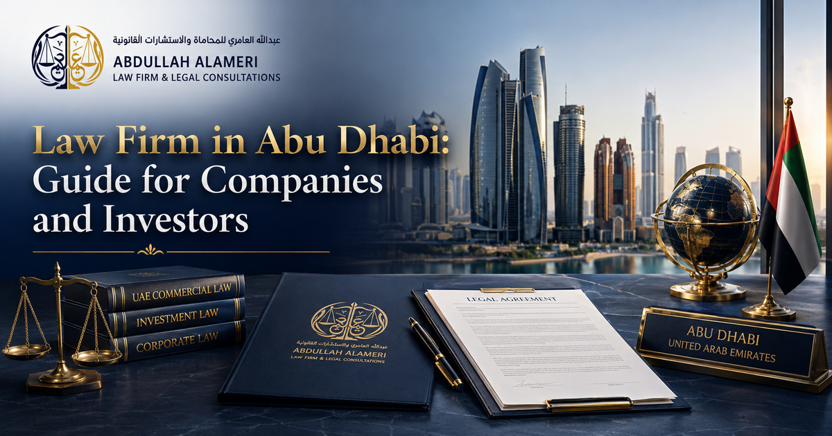 Law Firm in Abu Dhabi: Guide for Companies and Investors：阿联酋法律实务指南