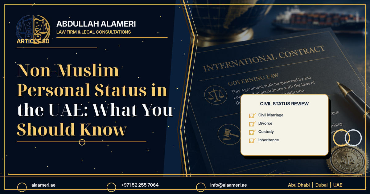 Non-Muslim Personal Status in the UAE: What You Should Know