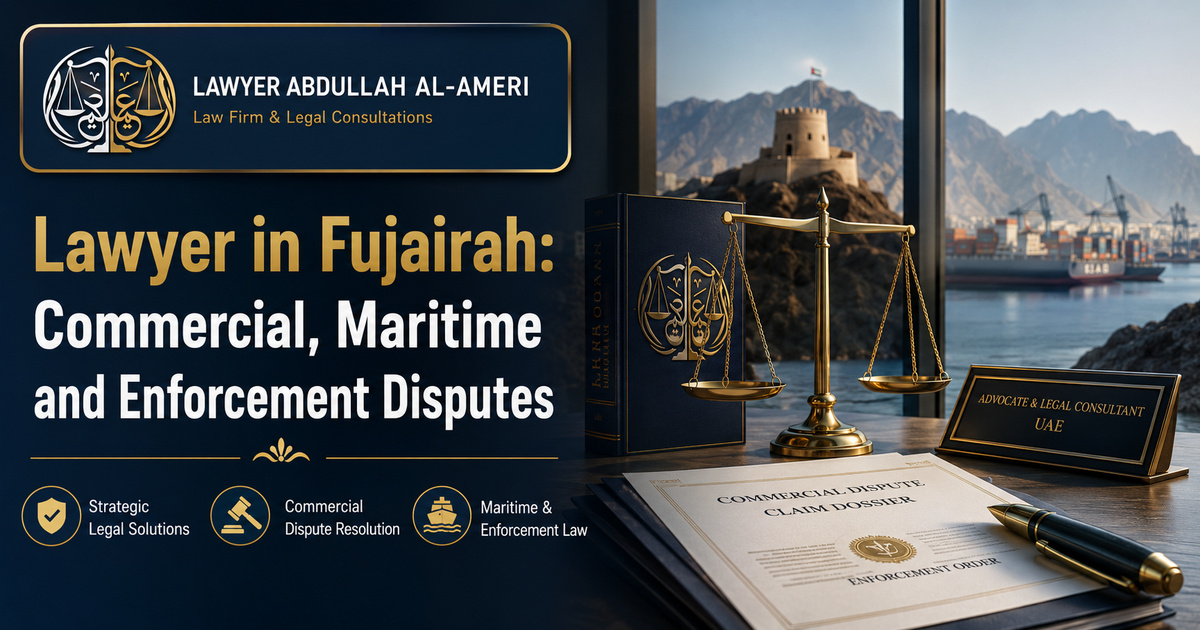 Lawyer in Fujairah: Commercial, Maritime and Enforcement Disputes：阿联酋法律实务指南